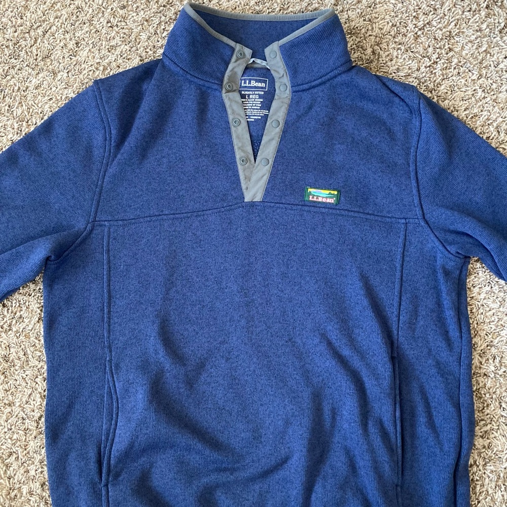 L.L Bean Sweater Fleece Pullover